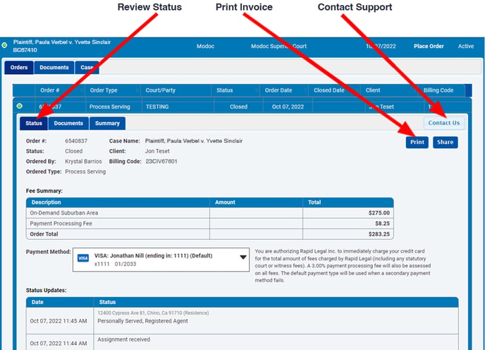 Locate-an-Orders-Status-Update-4