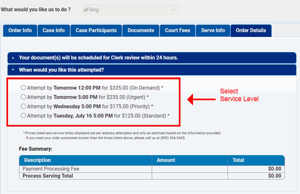 Place-eFiling-Order-Case-Initiations-RL-18