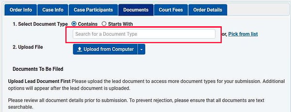 Place-eFiling-Order-Subsequent-Filings-RL-9